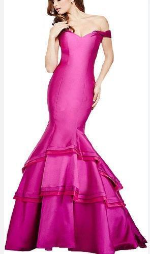 Sirena hombros caidos con capas abajo - 6 fiusha