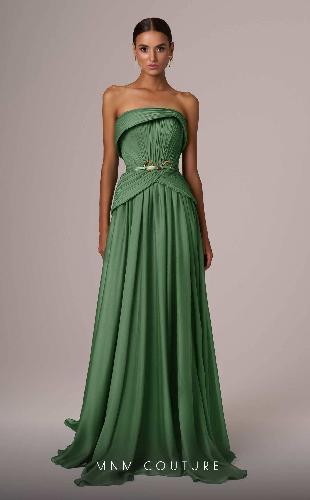 Strapless drapeado cintura