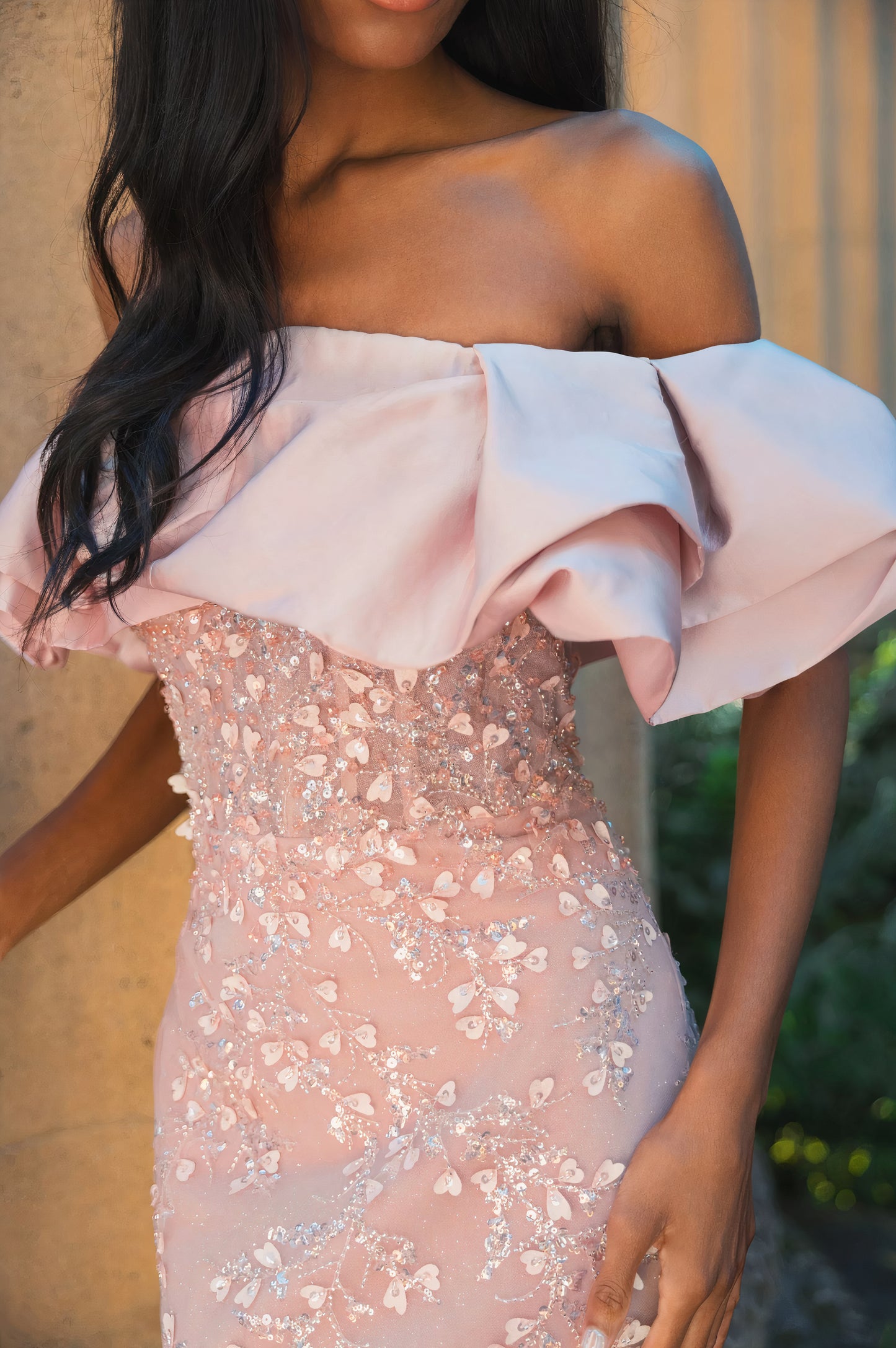Beaded mermaid gown
