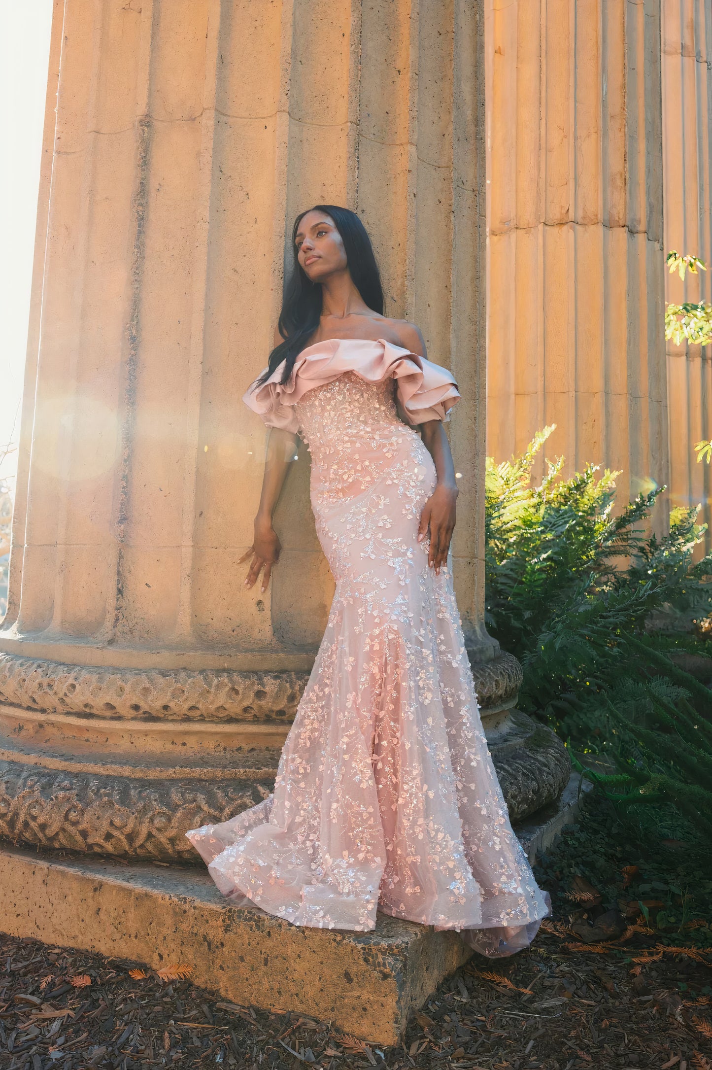 Beaded mermaid gown