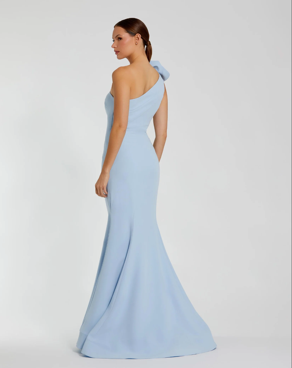 Mermaid Baby Blue Flower Gown