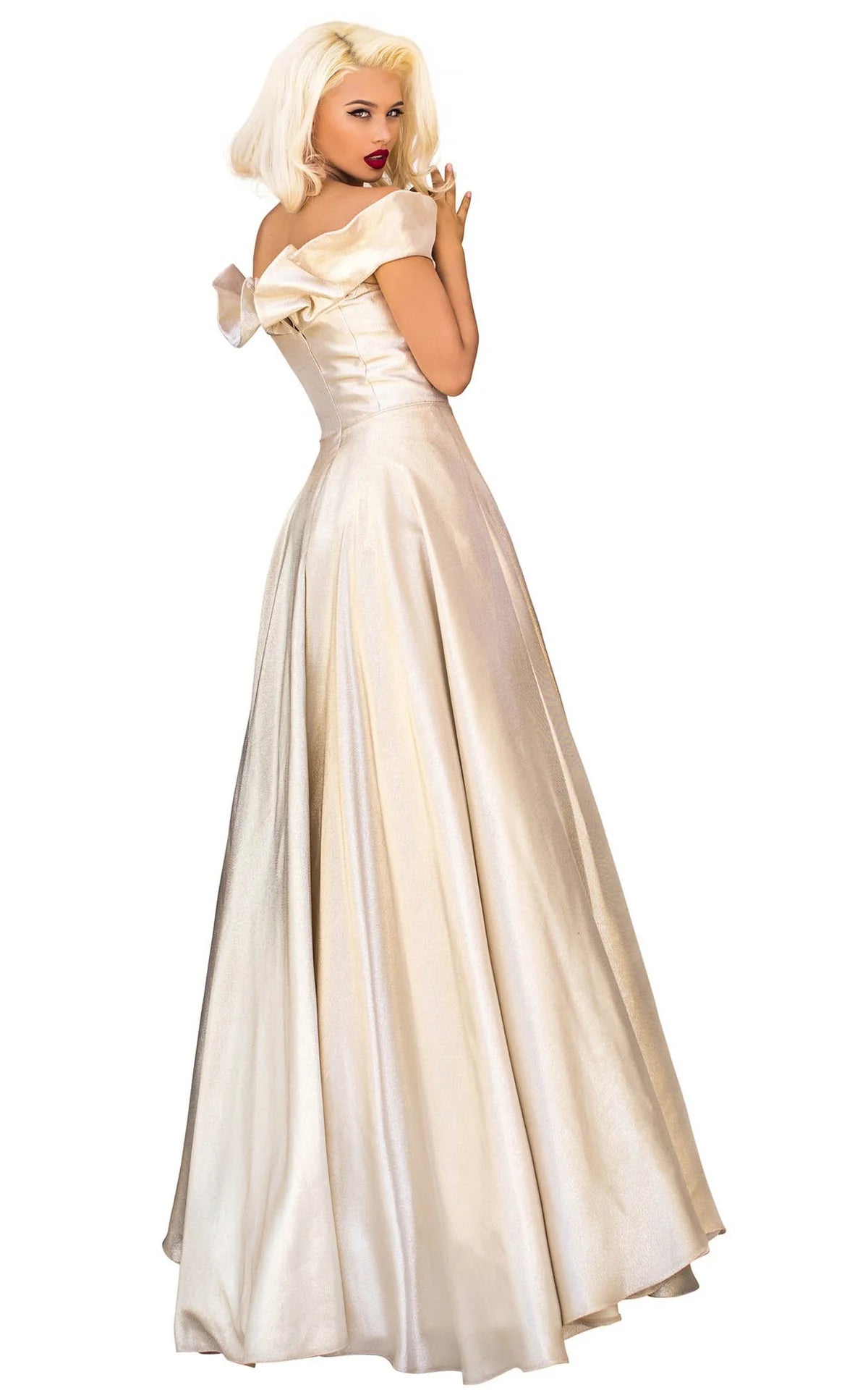 Off Shoulder princesa- 46 Gold