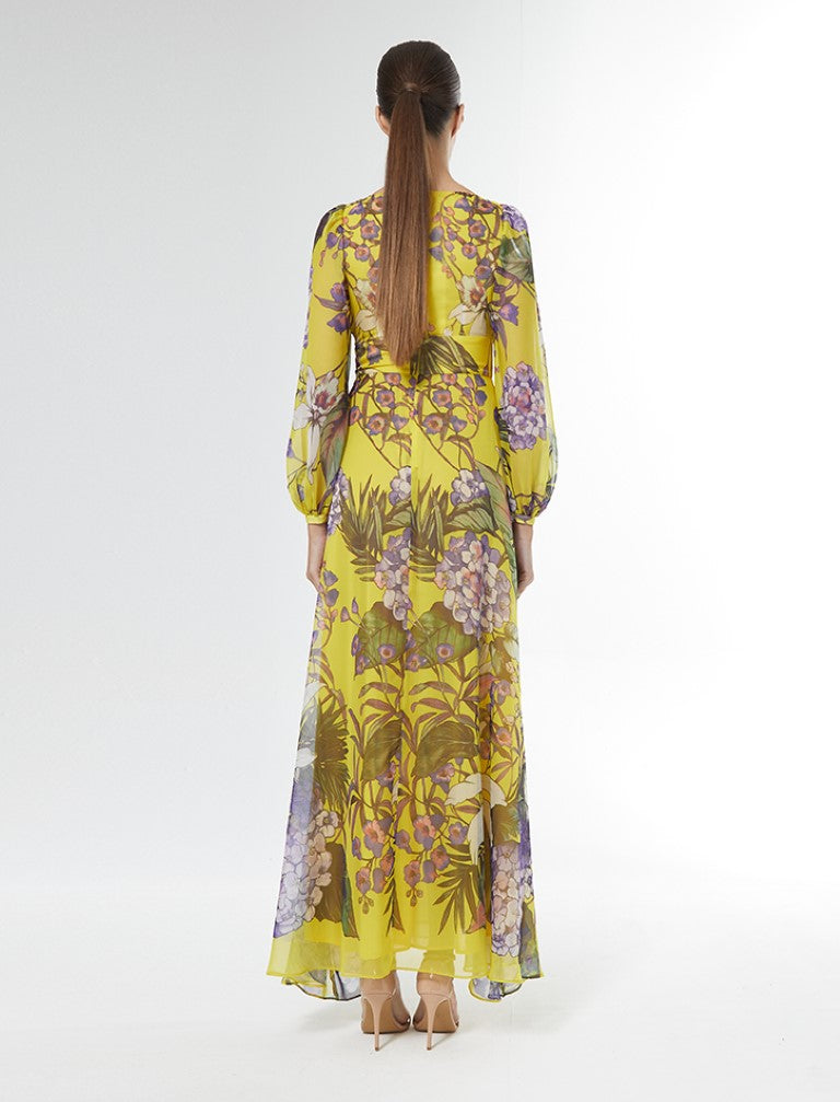 Vestido Midi Largo Nudo