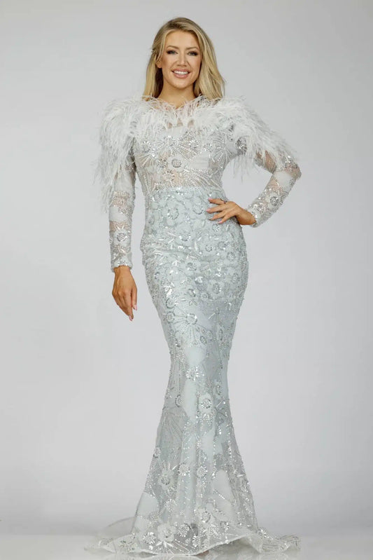 Vestido Fishtail Embellished