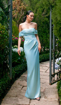 Tirantes hombro caido corset- 8 celeste