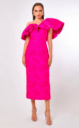 Hombros caidos entallado- 10 fuchia