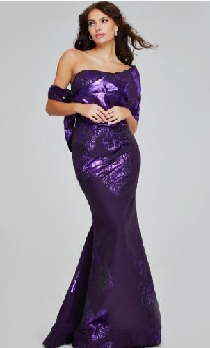 Stapless patron lentejuela - 12 morado