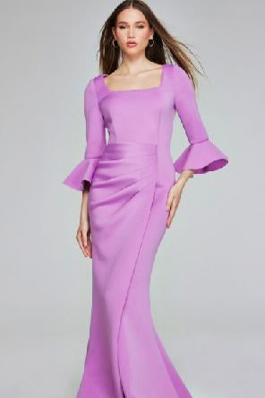 Vestido Sirena Mangas Campana