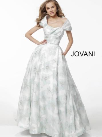 Brocado flores capa en hombros ampon - 10 aqua