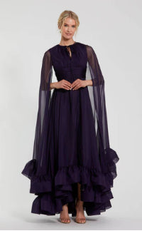 Chiffon Cape Sleeve