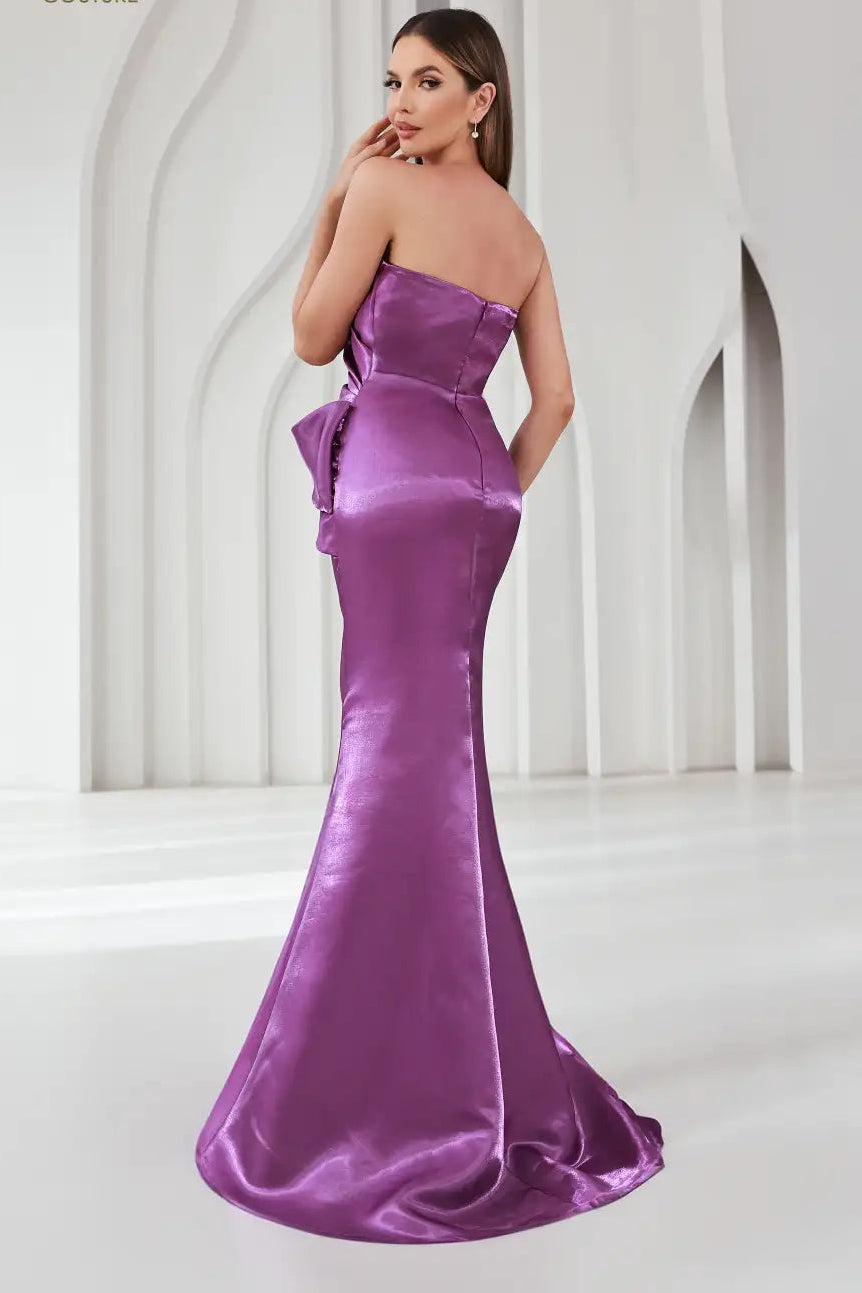 Vestido Strapless Brilloso