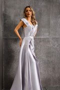 Vestido Largo Con Cala Lateral
