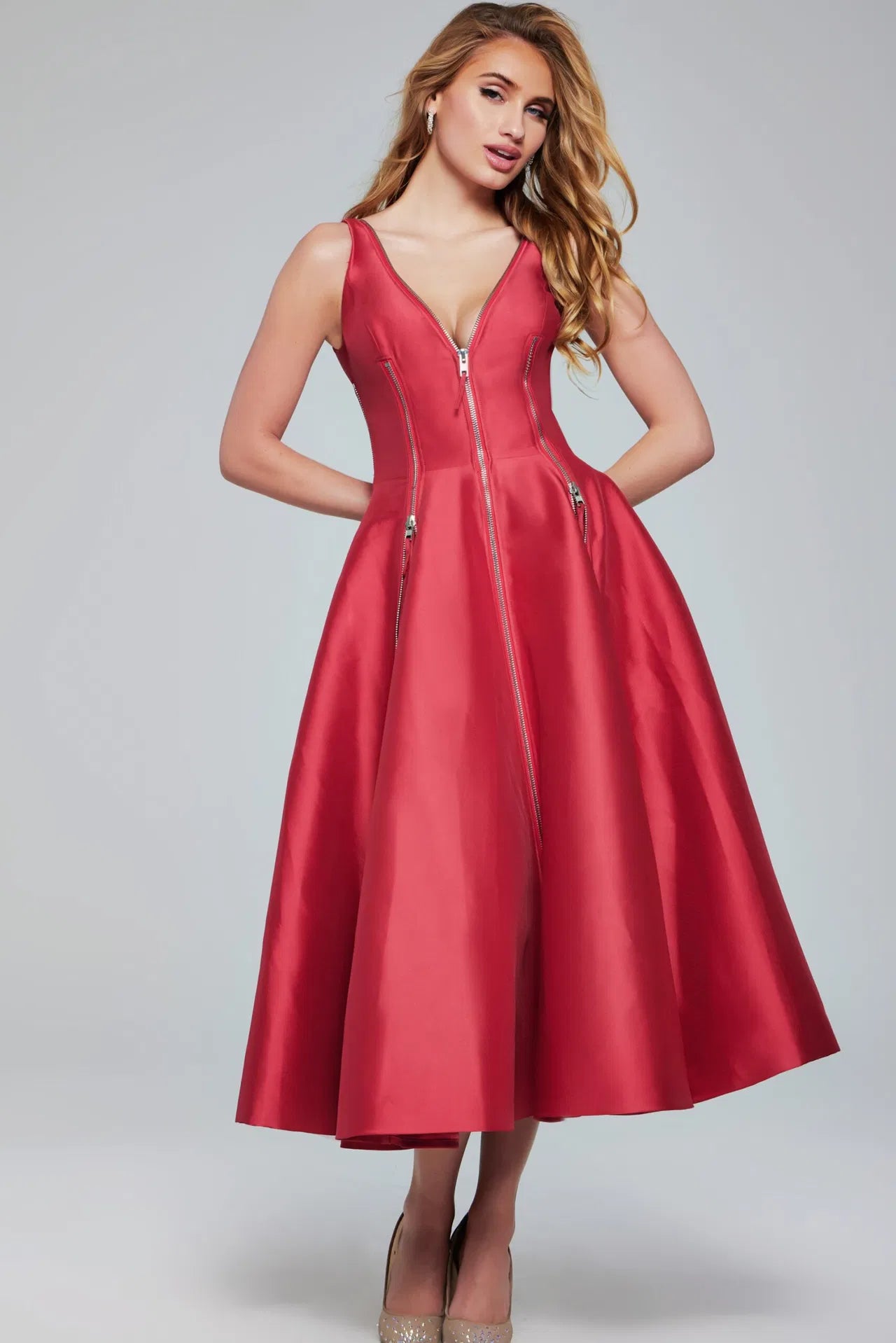 Vestido Coctel Zippers