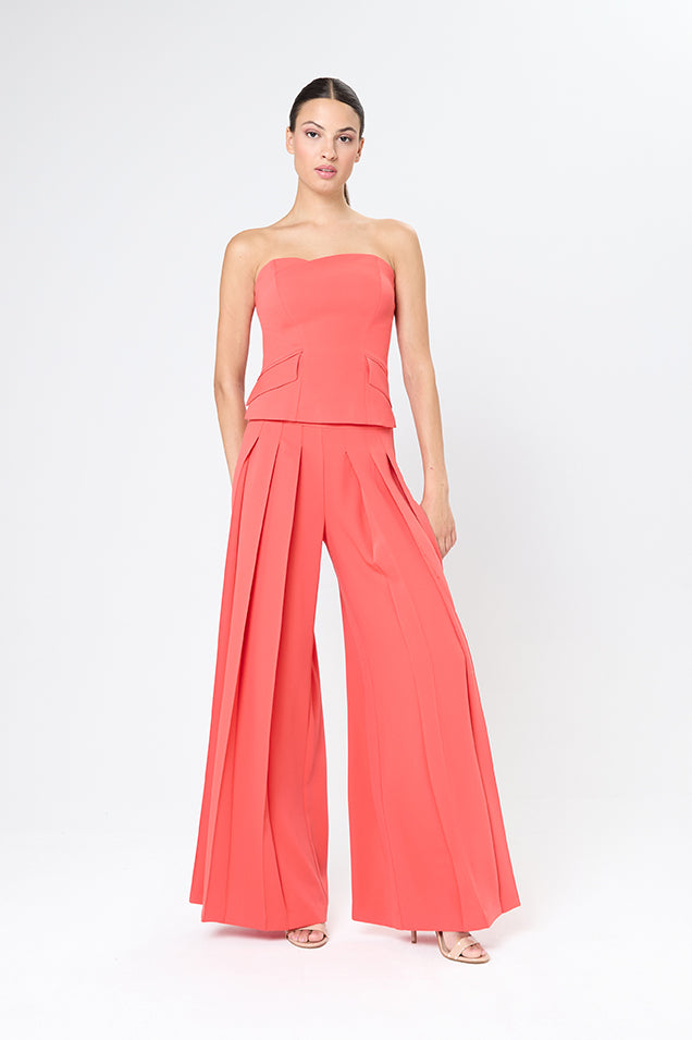Conjunto Strapless con Pantalon