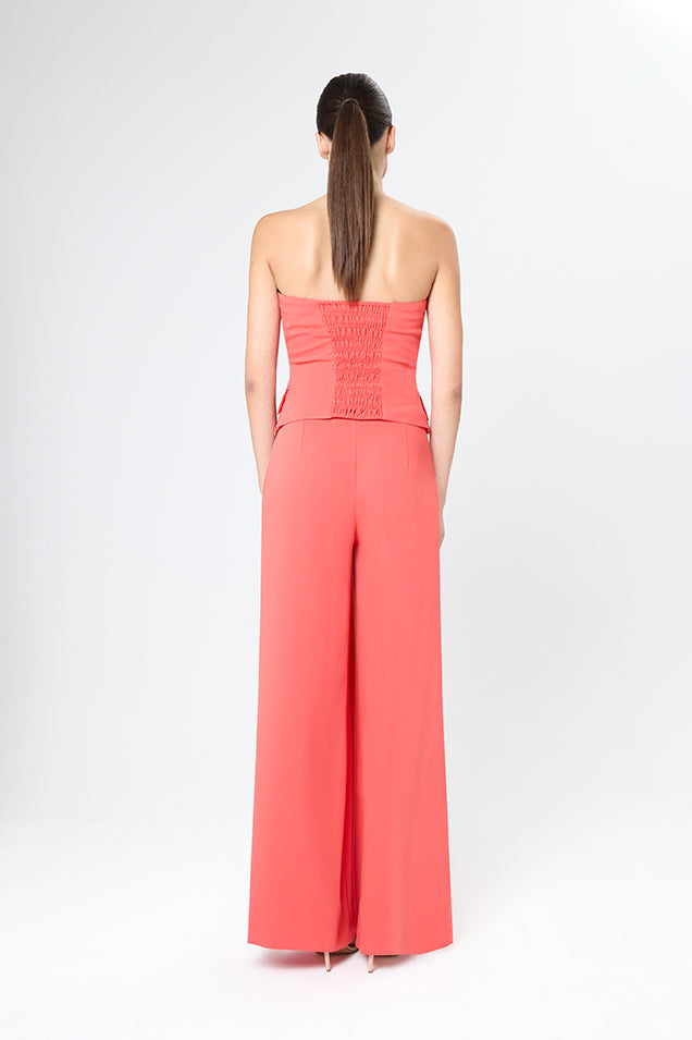 Conjunto Strapless con Pantalon
