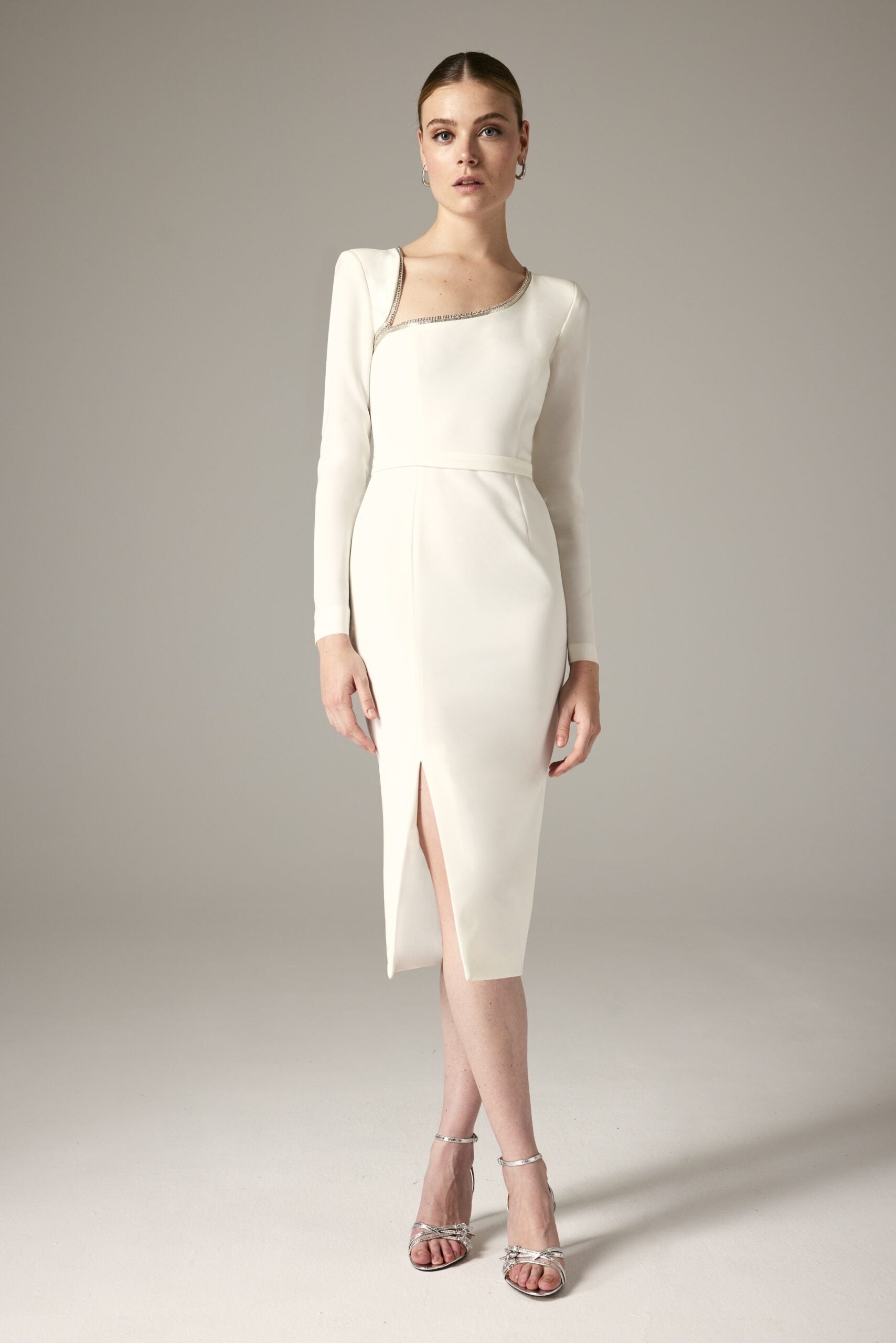 Vestido Blanco Midi