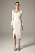 Vestido Blanco Midi