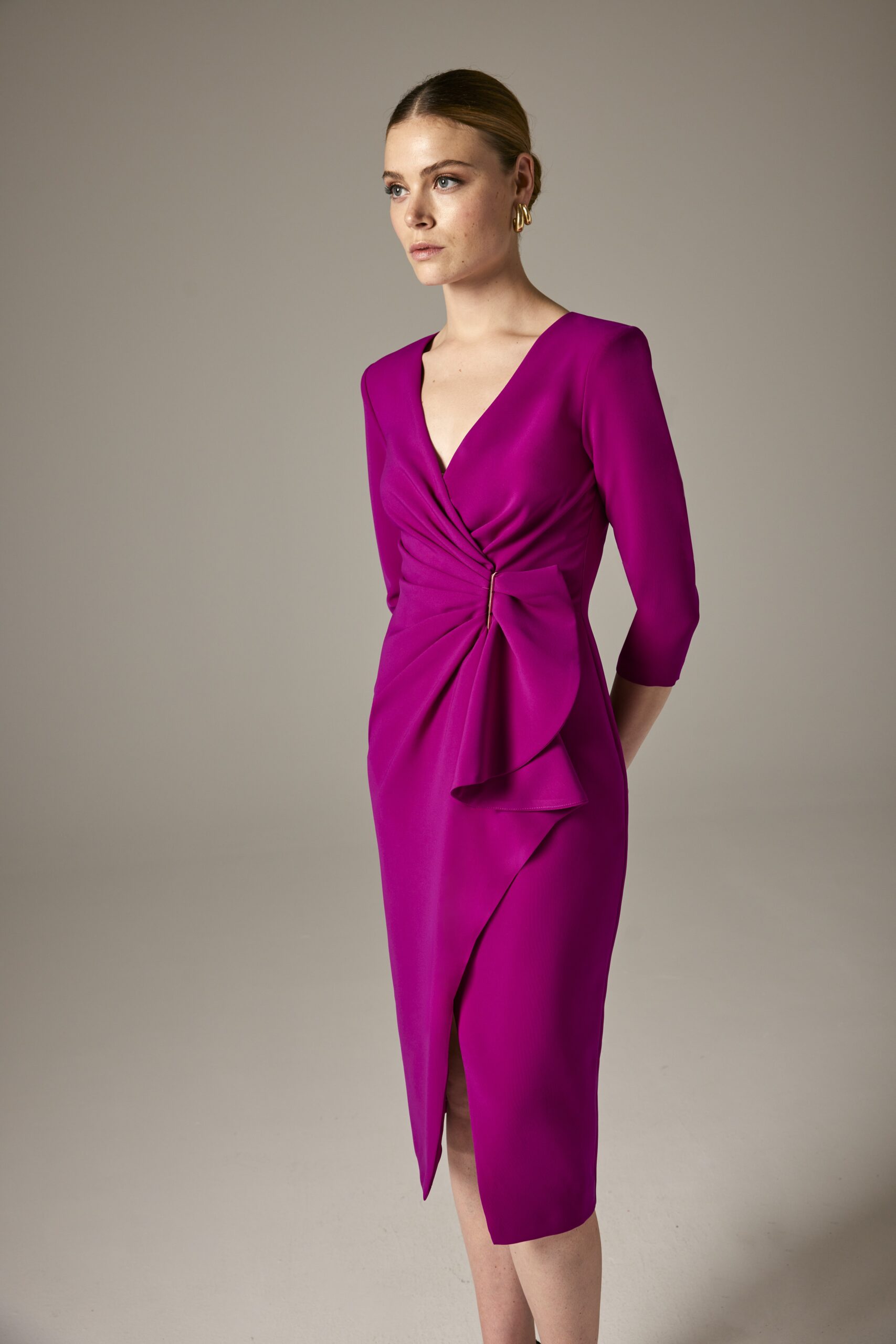 Midi Cruzado- 36 Azul