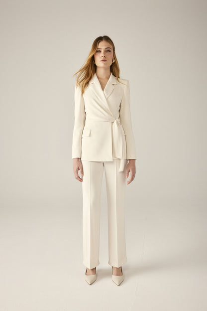Conj Chaqueta pantalon- 38 Blanco