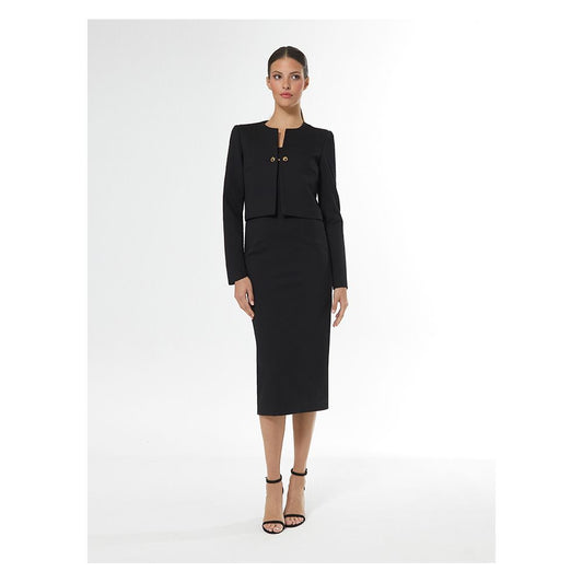 Conj Vestido Chaqueta corta- 40 Negro