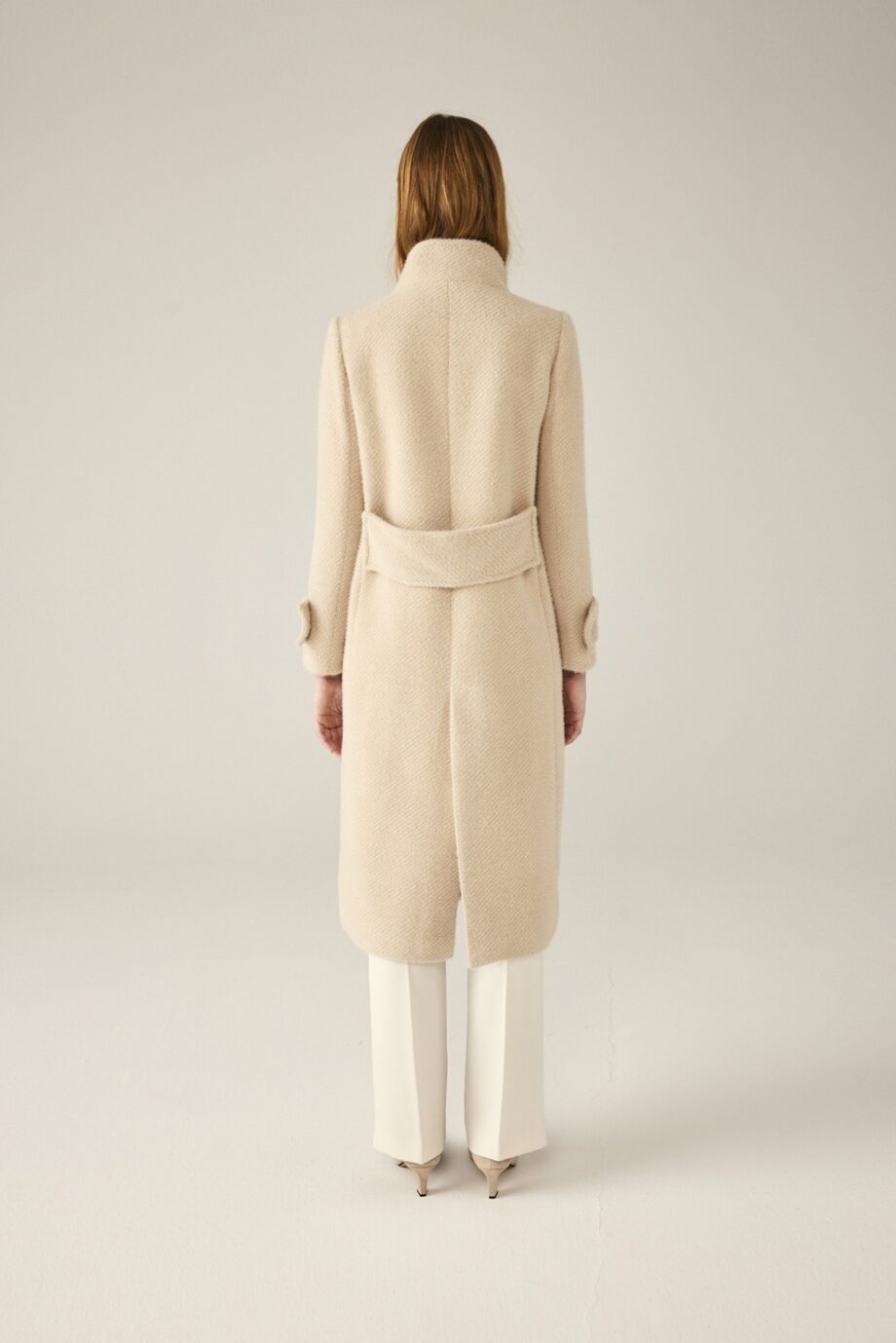 Abrigo laorgo cuello alto- 40 Morado