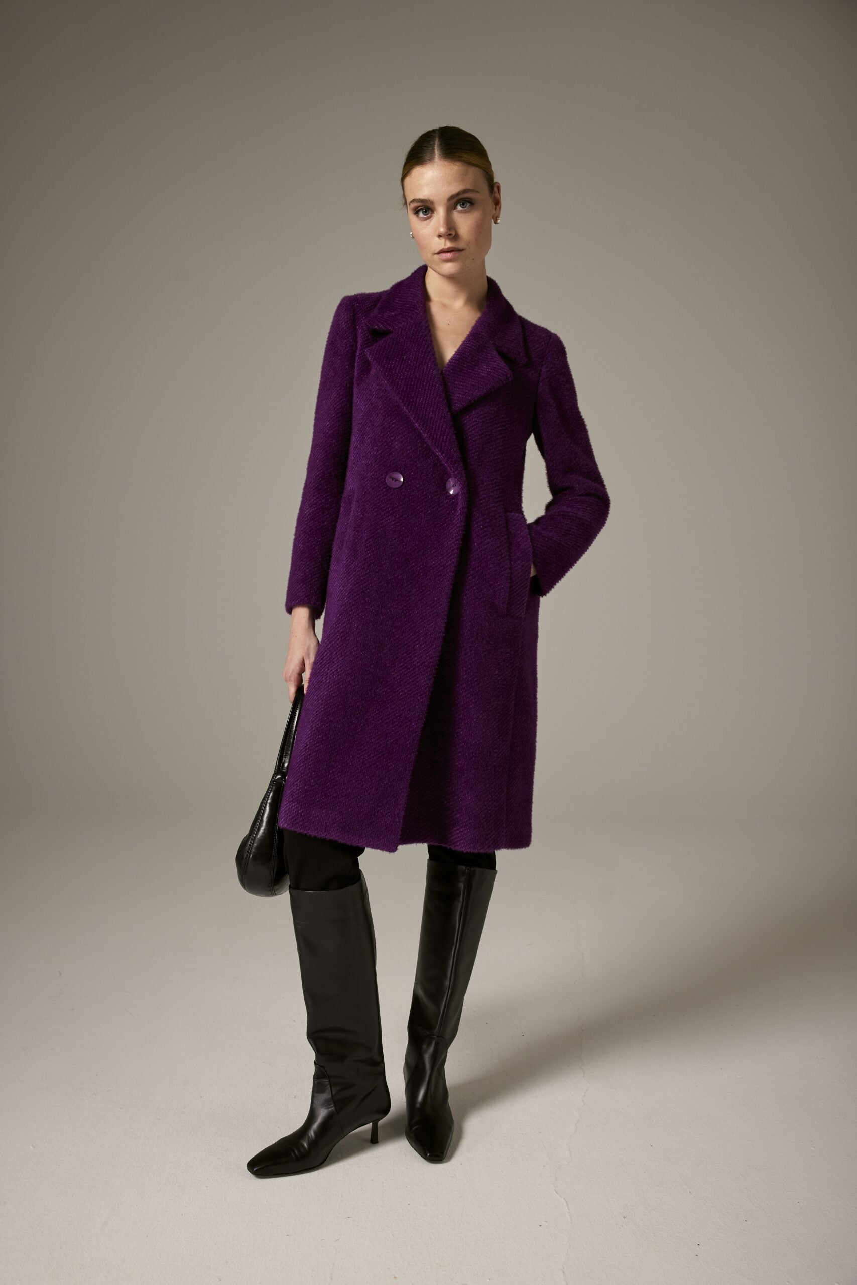 Abrigo Cruzado- 42 Crudo