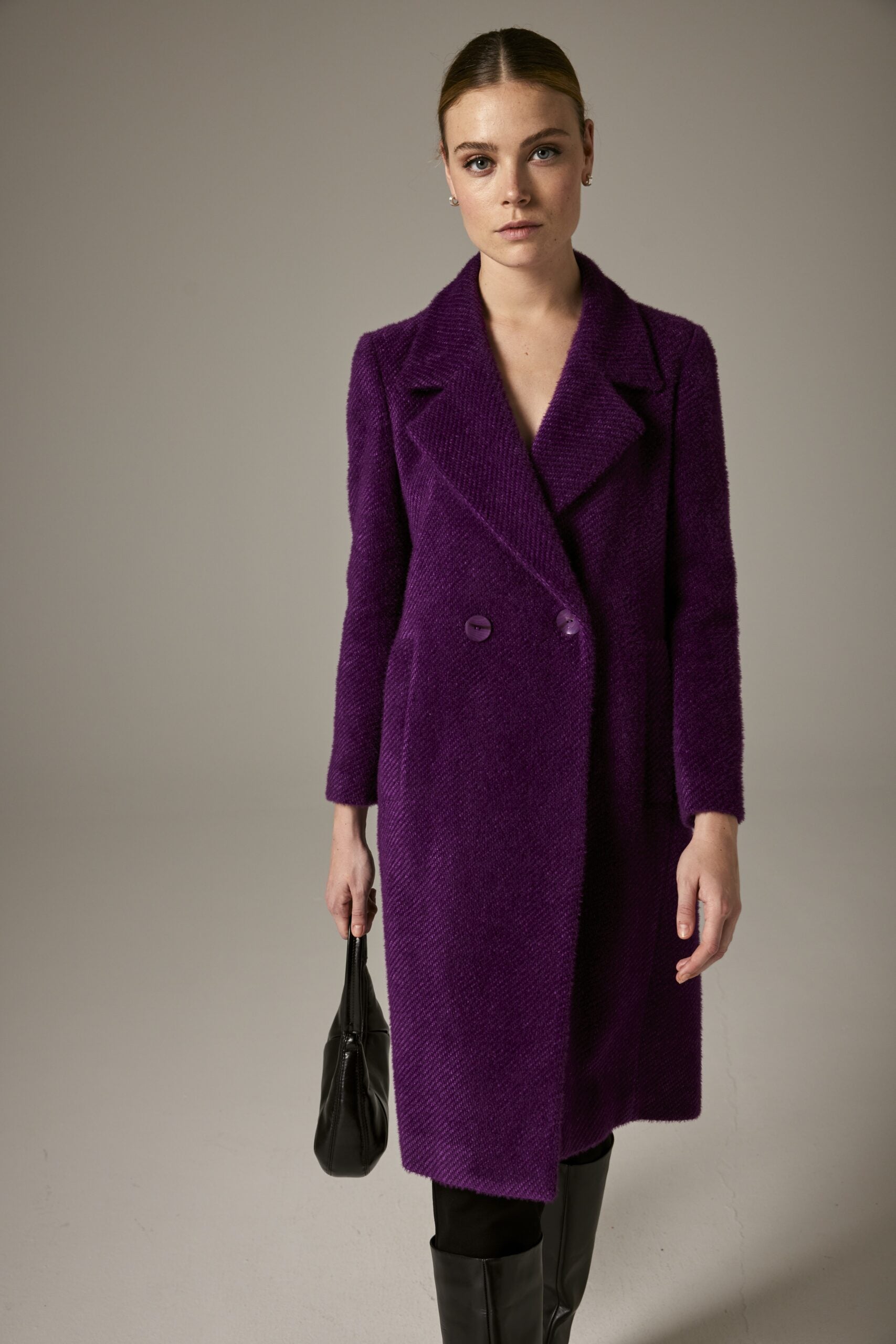 Abrigo Cruzado- 42 Crudo