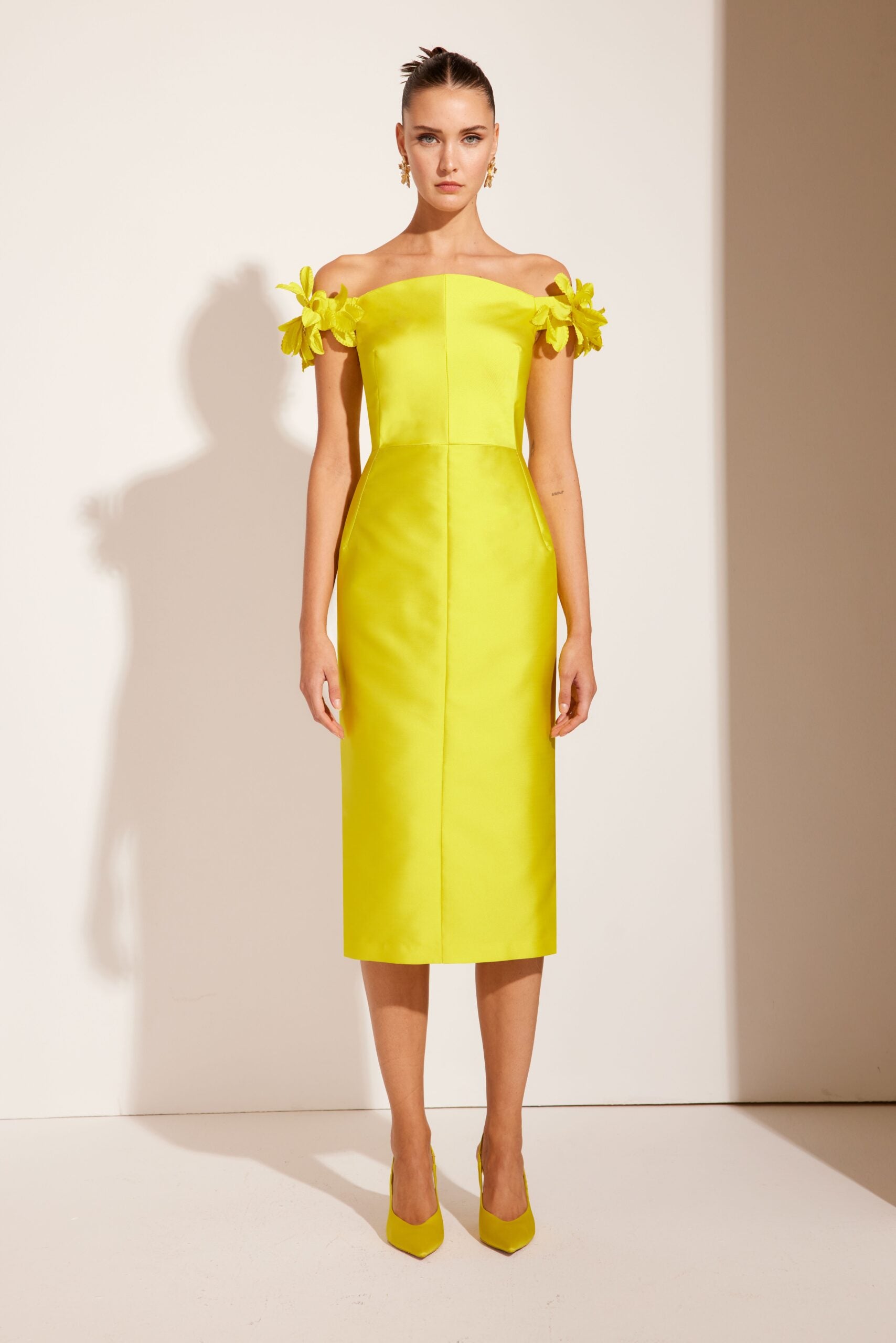 Midi c/flores en manga