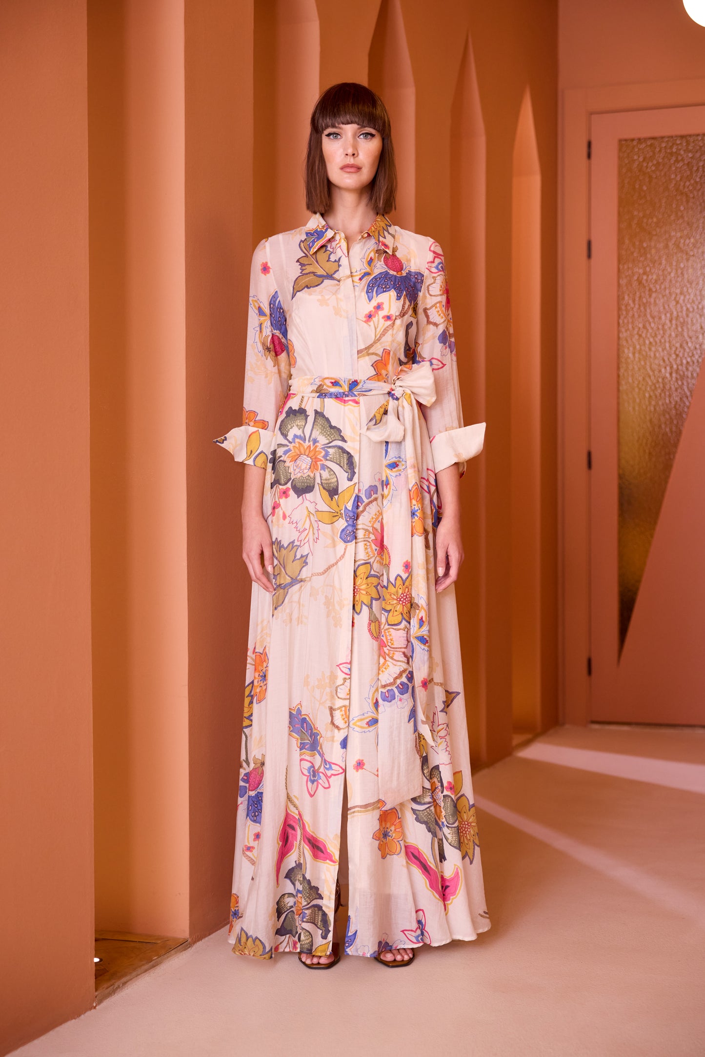 Vestido Camisero Largo