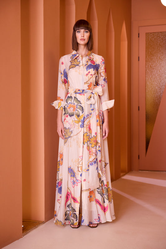 Vestido Camisero Largo