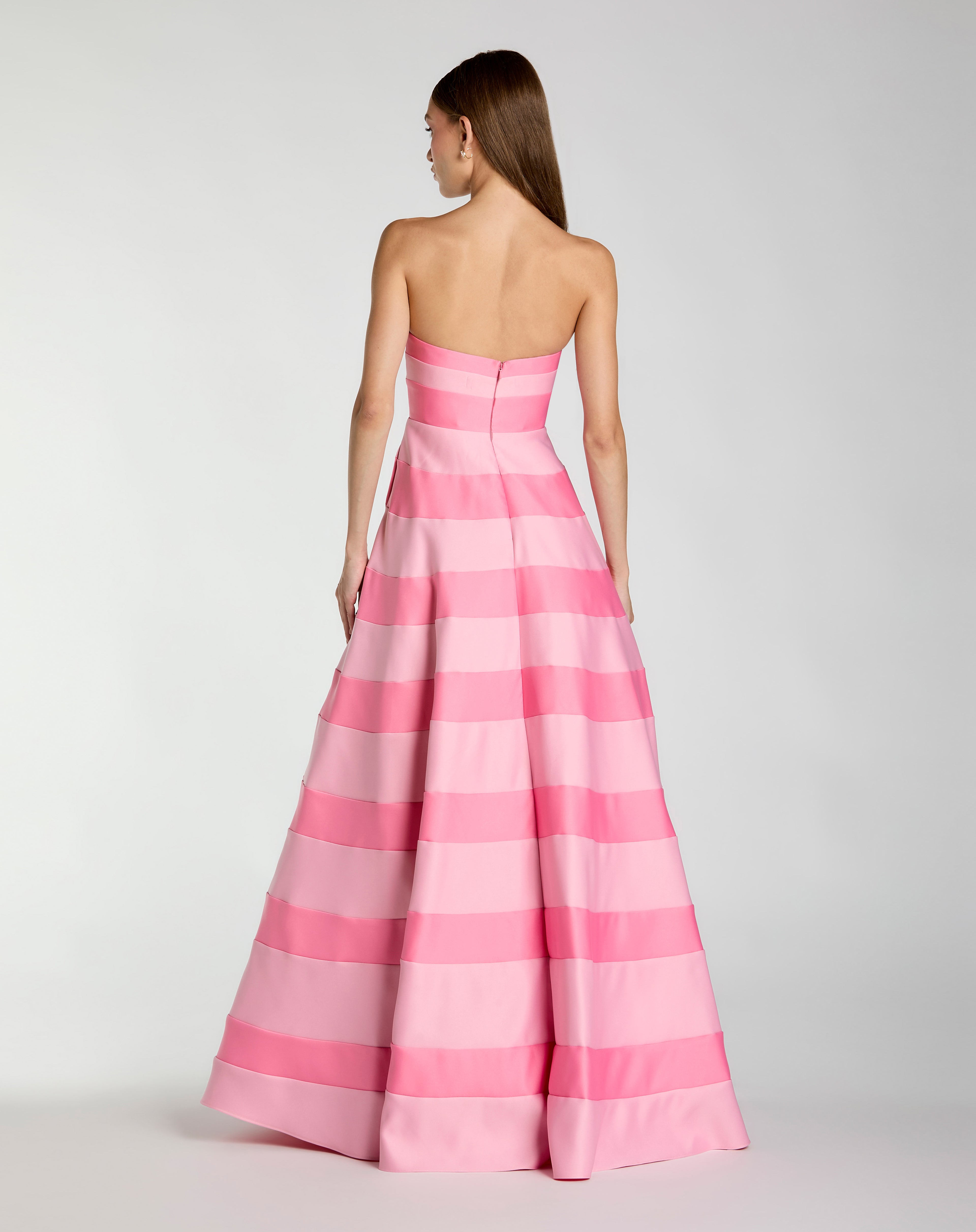Vestido Strapless Stripes