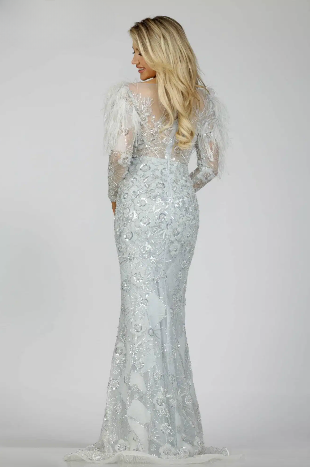 Fishtail Embellished- 8 Silver