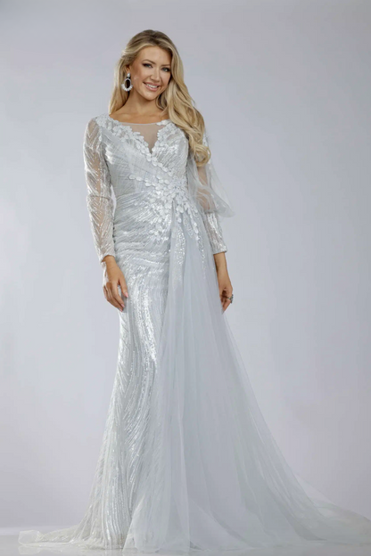 One side detachable train- 10 Ice Blue