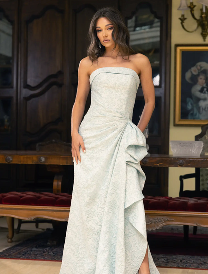 Strapless straight Neck-2 Powder blue