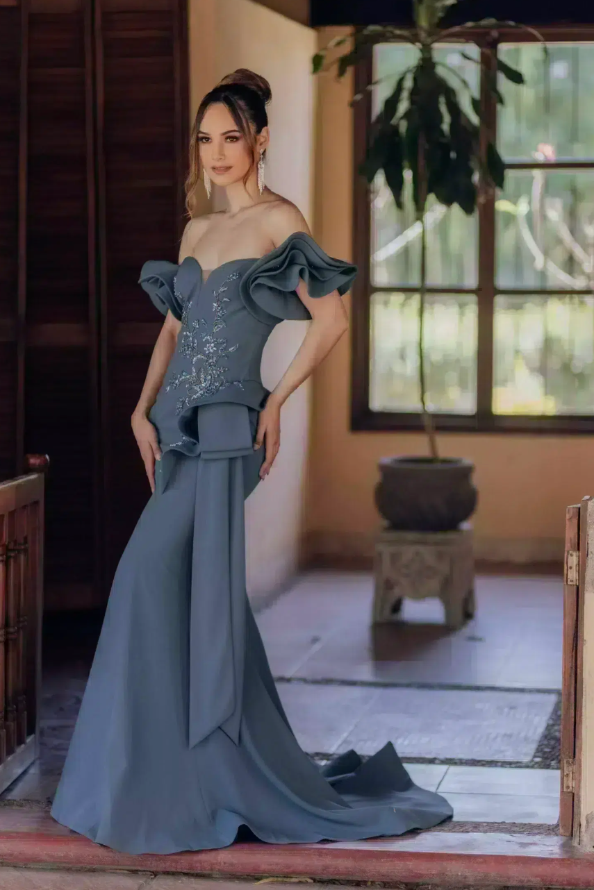 Vestido Pleated Top Drape