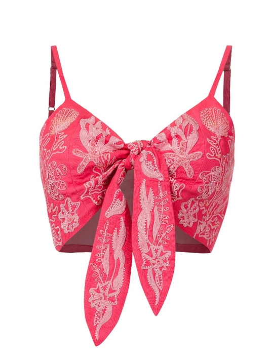 Top bordado - M Coral