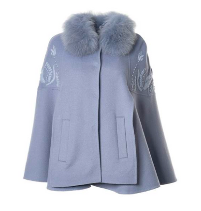Capa larga princesa-OS Baby Blue
