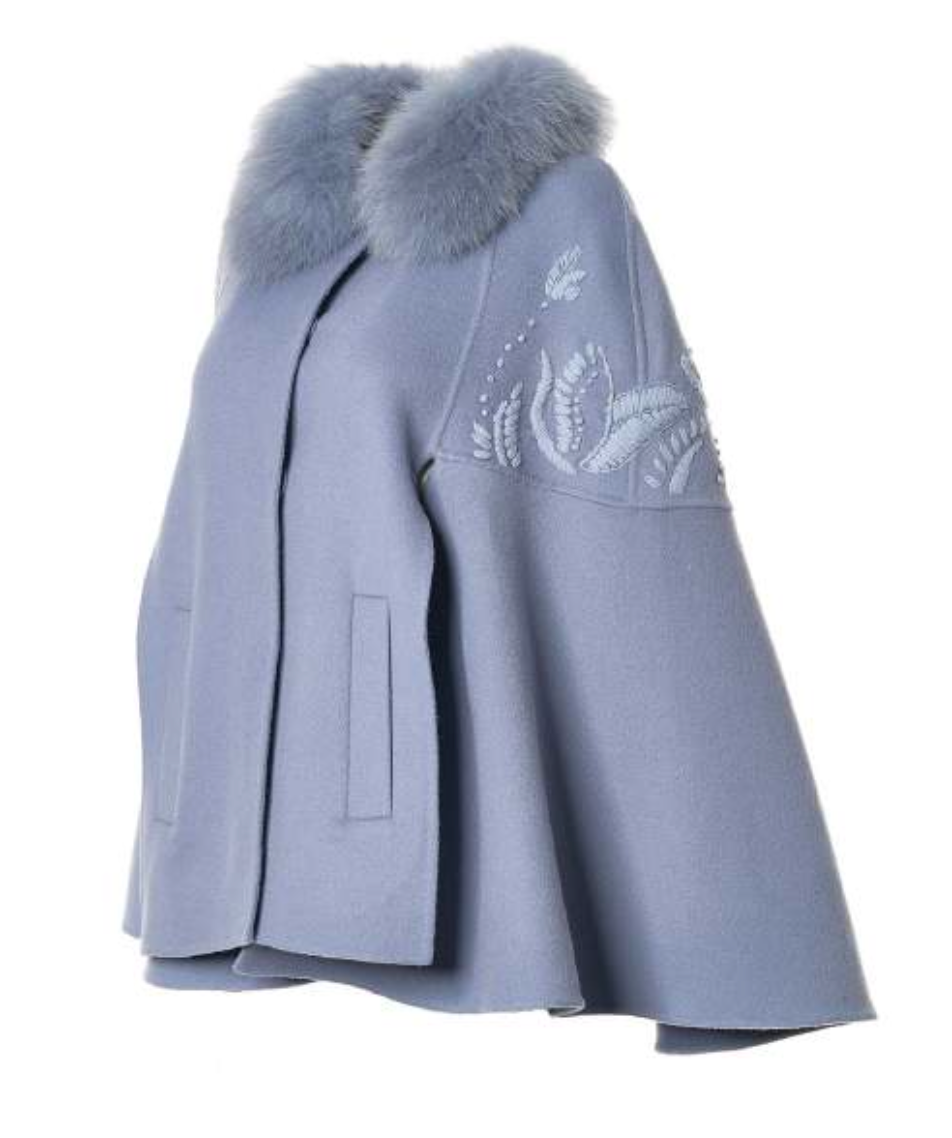Capa larga princesa-OS Baby Blue