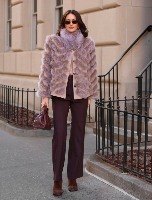 SILK REVERSIBLE BOMBER JACKET FUR