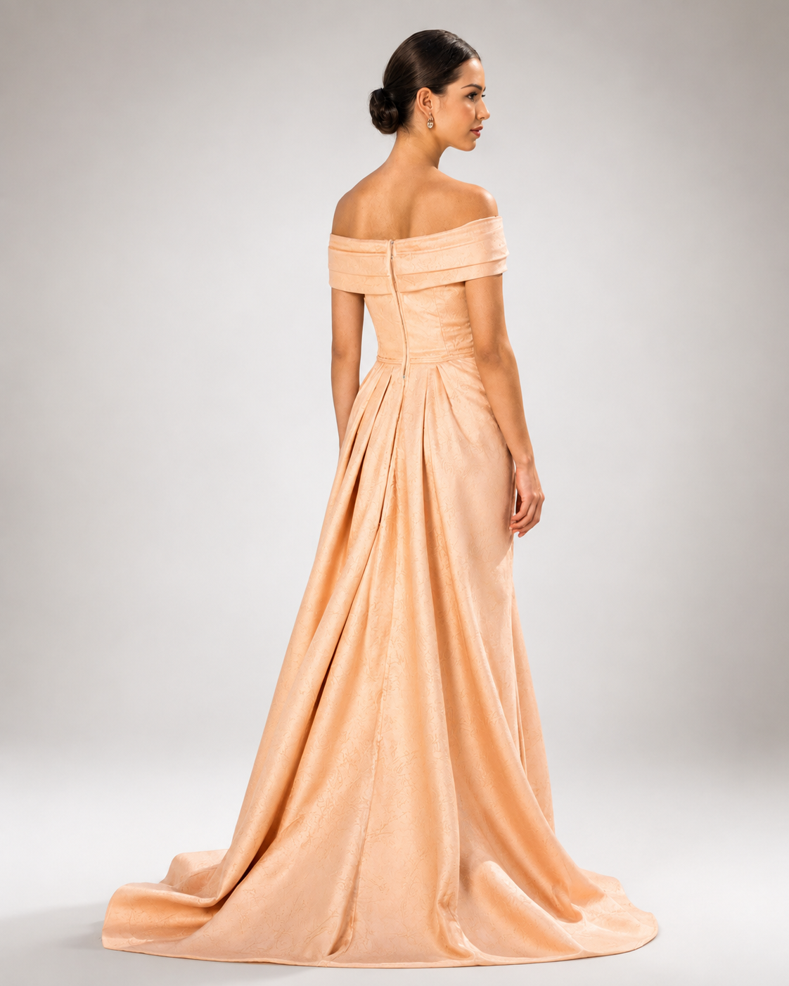 Vestido Columna Off Shoulder