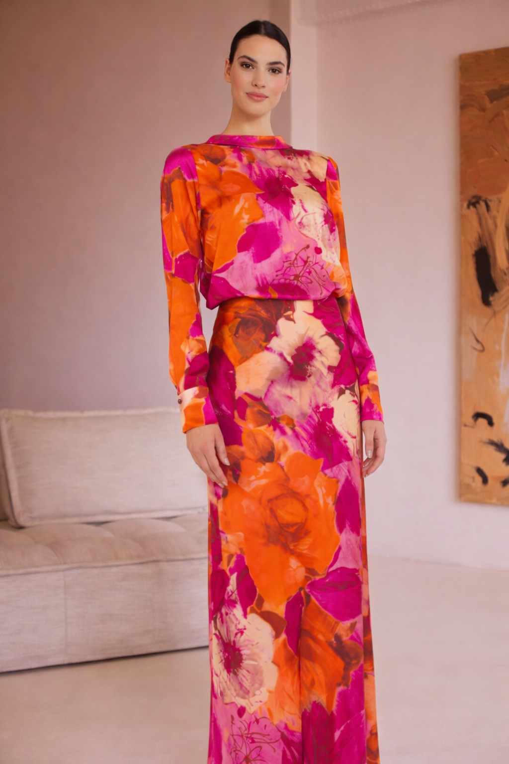 Conjunto Blusa con Falda