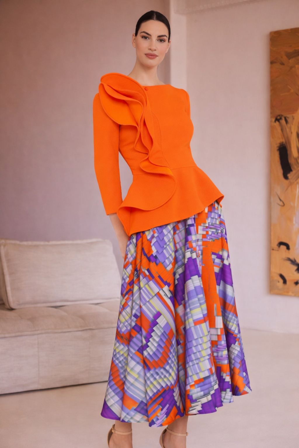 Conjunto Blusa y Falda