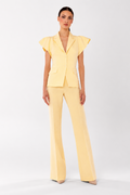Conjunto Amarillo Chaqueta sin manga con Pantalon