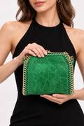 Bolsa Bandolera de Cuero Italiana