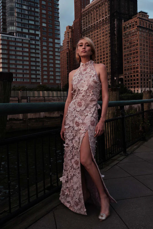 Vestido Gipiur- L Blush