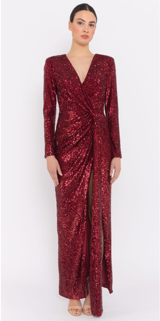 Vestido de Lentejuelas Rojo