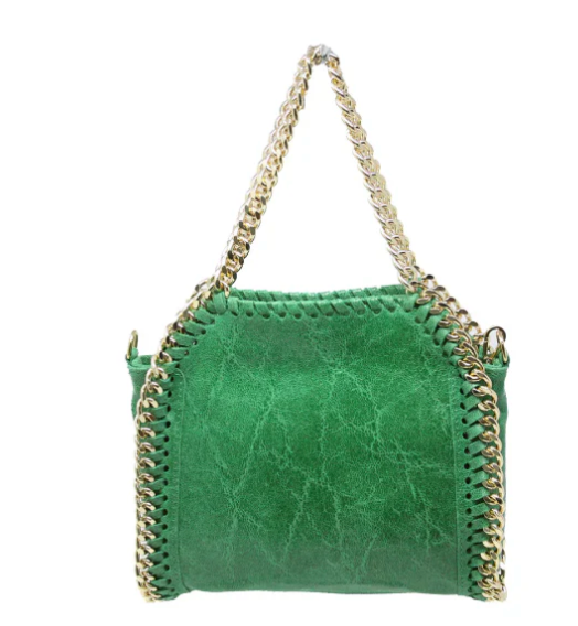 Bolsa Bandolera de Cuero Italiana