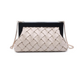 Bolsa clutch tejida