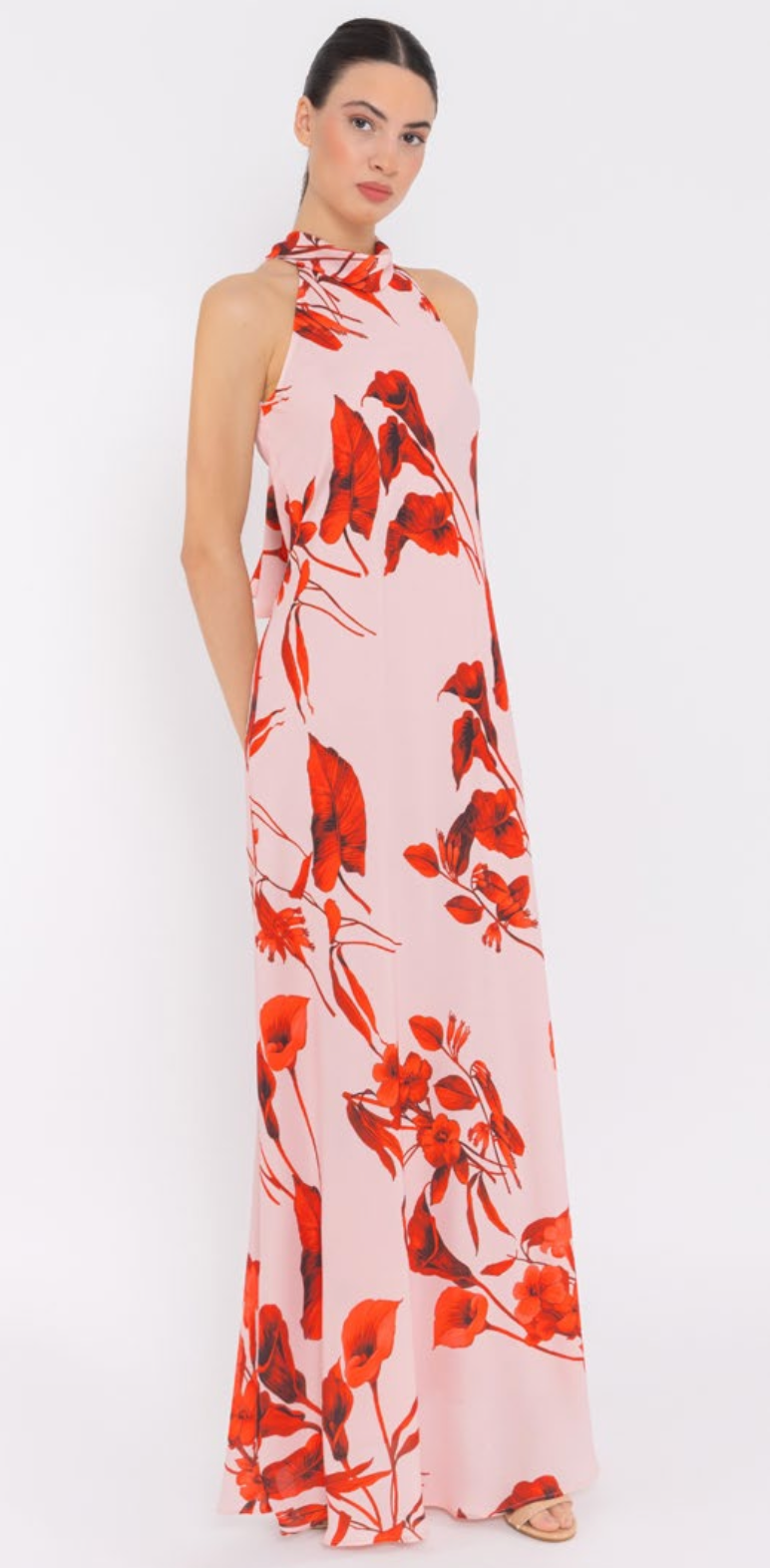 Vestido Largo C/Cuello