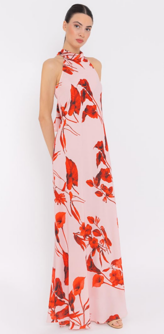 Vestido Largo C/Cuello